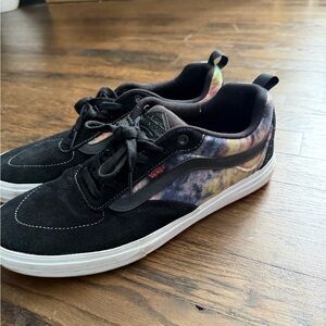 Vans Black and Tie-Dye Sneakers